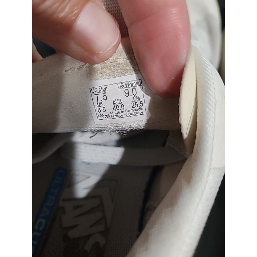 VANS Womens UltraRange Exo Abalone Dawn Blue/Marshmallow Skate Shoes Sz 9W 7.5M - Picture 7 of 9